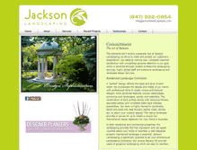 Tablet Screenshot of jacksonlandscapinginc.com